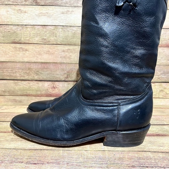 Frye Black Leather Pointed boots main image 6